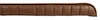 429354 Deck Lid Trim Strip, 1963-1964 Chevy Corvette, Saddle - image 1