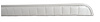 429365 Deck Lid Trim Strip, 1964-1964 Chevy Corvette, White - image 1