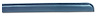 429440 Deck Lid Trim Strip, 1965-1967 Chevy Corvette, Bright Blue - image 1