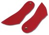 429735 Convertible Top Lid Tabs, 1959-1962 Chevy Corvette, Red - image 2