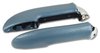 430207 Armrest Assemblies W/Chrome Ends, 1958-1958 Chevy Corvette, Blue - image 2
