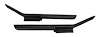 430820 Moulded Door Panel Armrest Pair, 1984-1989 Chevy Corvette, Black - image 1