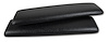430920 Vinyl Armrest Covers W/Pads, 1962-1964 Chevy Corvette, Black - image 1