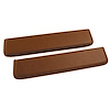 430954 Vinyl Armrest Covers W/Pads, 1963-1964 Chevy Corvette, Saddle - image 1