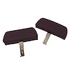 432328 Headrests, 1968-1968 Chevy Corvette, Tobacco Complete W/ABS Covers - image 1