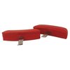 432330 Headrests, 1968-1969 Chevy Corvette, Red Complete W/ABS Covers - image 4