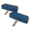 432341 Headrests, 1968-1969 Chevy Corvette, Bright Blue Complete W/ABS Covers - image 2