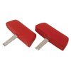 432530 Headrests, 1968-1969 Chevy Corvette, Red Complete W/Vinyl Covers - image 3