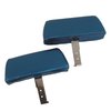 432541 Headrests, 1968-1969 Chevy Corvette, Bright Blue Complete W/Vinyl Covers - image 2