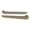 433516 Armrest Patches, 1974-1975 Chevy Corvette, Neutral - image 1