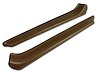 433553 Armrest Patches, 1970-1972 Chevy Corvette, Dark Saddle - image 1
