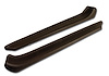 433555 Armrest Patches, 1976-1977 Chevy Corvette, Dark Brown - image 1