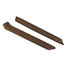 433556 Armrest Patches, 1969 Chevy Corvette, Saddle - image 1