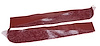 433631 Carpet Vinyl Strips, 1973-1975 Chevy Corvette, Oxblood - image 1