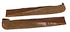 433653 Carpet Vinyl Strips, 1970-1972 Chevy Corvette, Dark Saddle - image 1