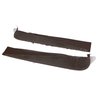 433655 Carpet Vinyl Strips, 1976-1977 Chevy Corvette, Dark Brown - image 2