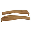 433657 Carpet Vinyl Strips, 1976-1977 Chevy Corvette, Buckskin - image 1