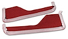 433727 Carpet Vinyl Strips, 1984-1985 Chevy Corvette, Red - image 1