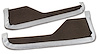 433771 Carpet Vinyl Strips, 1984-1987 Chevy Corvette, Bronze - image 1