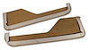 433772 Carpet Vinyl Strips, 1984-1987 Chevy Corvette, Saddle - image 1