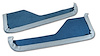 433774 Carpet Vinyl Strips, 1986-1989 Chevy Corvette, Blue - image 1