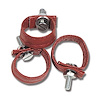 433824 Rear Door Pulls, 1977-1977 Chevy Corvette, Red 3 Piece - image 1