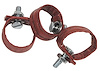 433834 Rear Door Pulls, 1976-1976 Chevy Corvette, Firethorn 3 Piece - image 1