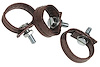 433838 Rear Door Pulls, 1968-1968 Chevy Corvette, Dark Orange 3 Piece - image 1