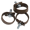 433853 Rear Door Pulls, 1970-1972 Chevy Corvette, Dark Saddle 3 Piece - image 1
