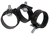 433855 Rear Door Pulls, 1976-1977 Chevy Corvette, Dark Brown 3 Piece - image 1