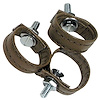 433856 Rear Door Pulls, 1968-1969 Chevy Corvette, Saddle 3 Piece - image 1