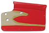 434835 Door Panels, 1959-1959 Chevy Corvette, Red W/O Supports - image 1