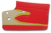 435035 Door Panels, 1959-1959 Chevy Corvette, Red Metal Support - image 1
