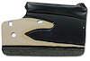 435320 Door Panels, 1960-1961 Chevy Corvette, Black - image 1