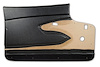 4355B1 Door Panels, 1960-1961 Chevy Corvette, Black, Metal Support - image 1