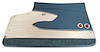 435806 Door Panels, 1960-1960 Chevy Corvette, Turquoise Deluxe - image 1