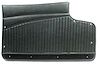 4362B1 Door Panels, 1962-1962 Chevy Corvette, Black, Metal Support - image 1