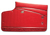436435 Door Panels, 1962-1962 Chevy Corvette, Red Deluxe - image 1