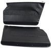 436520 Door Panels, 1963-1964 Chevy Corvette, Black - image 2