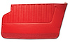 436535 Door Panels, 1963-1964 Chevy Corvette, Red - image 1