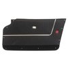 436620 Door Panels, 1963-1964 Chevy Corvette, Leather Black Coupe W/Trim - image 2