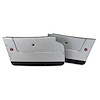 436661 Door Panels, 1964-1964 Chevy Corvette, Leather Silver W/Black Carpet Coupe W/Trim - image 1