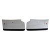 436661 Door Panels, 1964-1964 Chevy Corvette, Leather Silver W/Black Carpet Coupe W/Trim - image 2