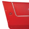 436735 Door Panels, 1963-1964 Chevy Corvette, Leather Red Convertible, W/Trim - image 3