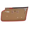 436735 Door Panels, 1963-1964 Chevy Corvette, Leather Red Convertible, W/Trim - image 4