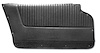 437020 Door Panels, 1963-1964 Chevy Corvette, Black, Coupe, W/Felt - image 1