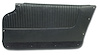 437042 Door Panels, 1963-1964 Chevy Corvette, Dark Blue, Coupe, W/Support And Felt - image 1