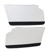 4370Z1 Door Panels, 1964-1964 Chevy Corvette, White W/Dk Blue Carpet, Coupe, W/Felt - image 2