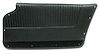 437120 Door Panels, 1963-1964 Chevy Corvette, Black, Convertible, W/Felt - image 1