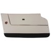 437365 Door Panels, 1964-1964 Chevy Corvette, White W/Black Carpet, Convertible, W/Trim - image 2